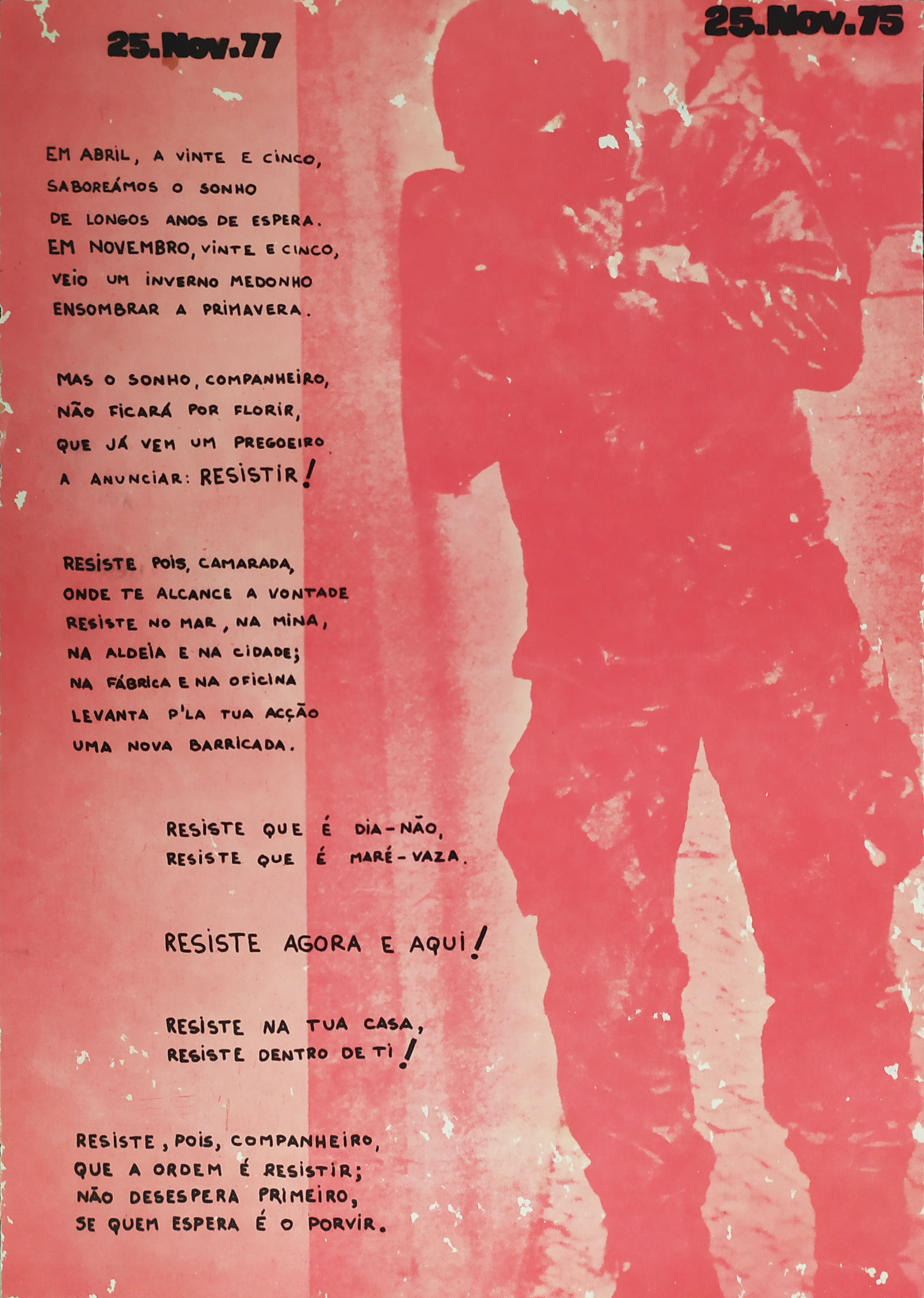 Cartaz sobre o 25 de novembro de 1975 (1977)
