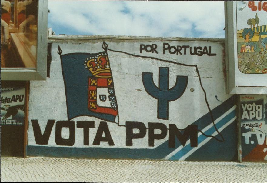 "Vota Partido Popular Monárquico (PPM)"
