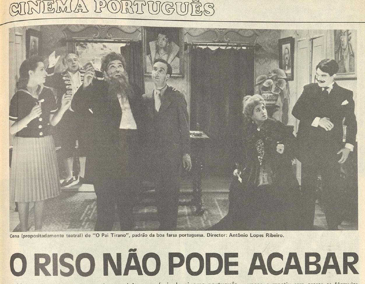 "O riso não pode acabar"