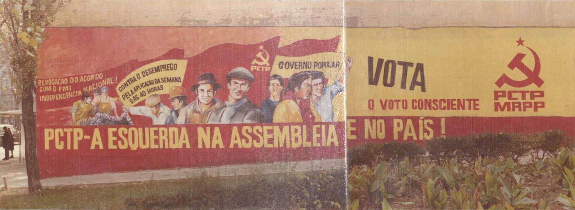 Mural do PCTP/MRPP em Lisboa
