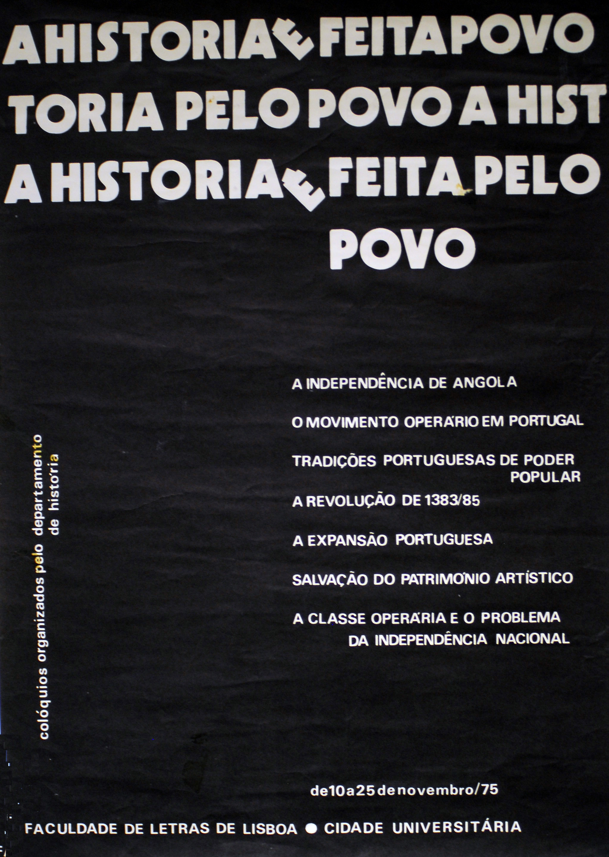 A história é feita pelo povo