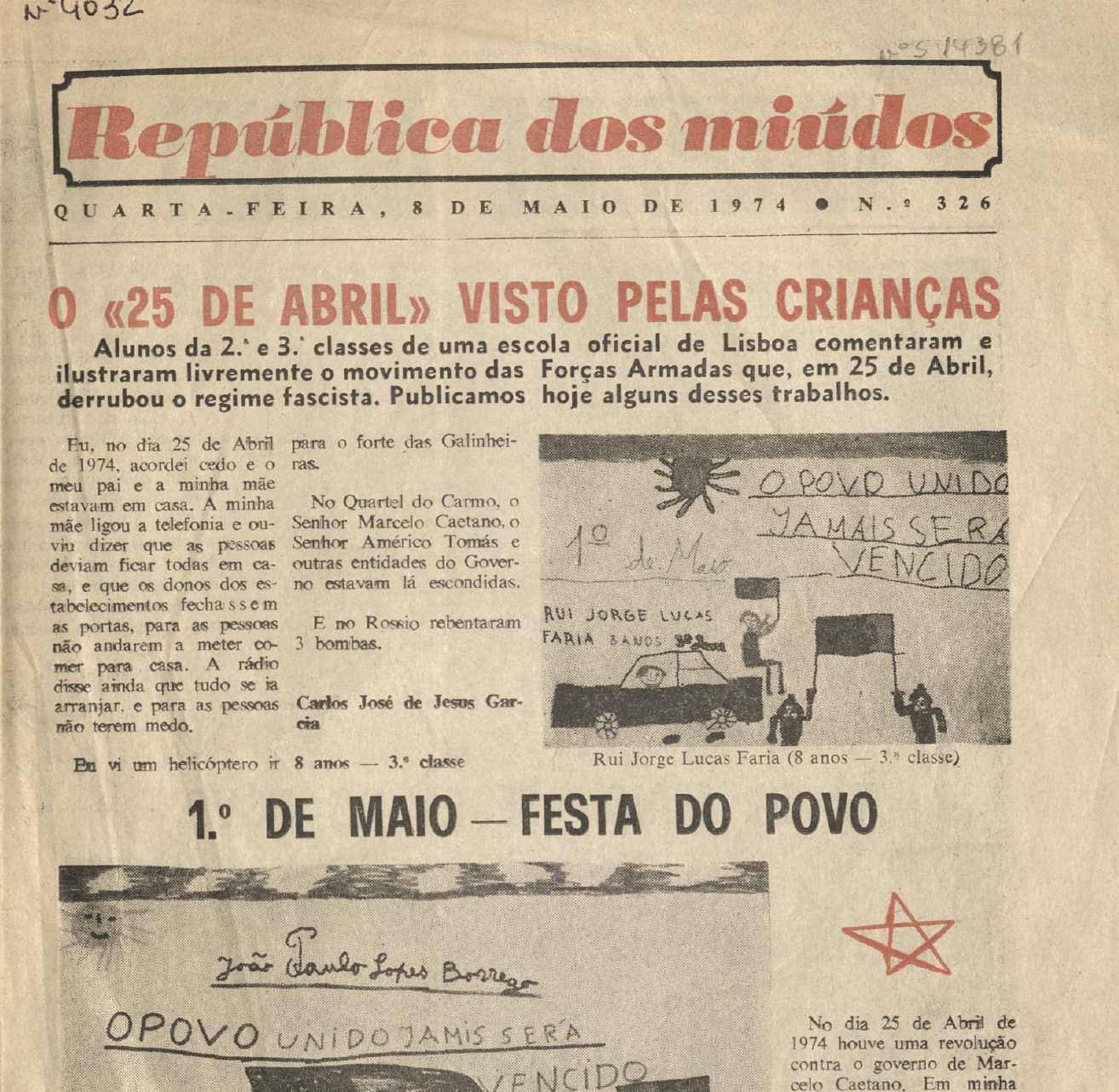 "República dos Miúdos - o 25 de Abril visto pelas crianças"