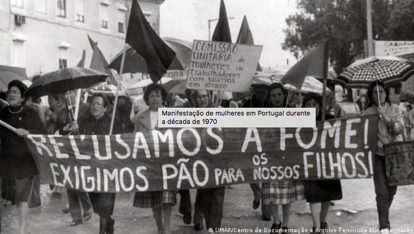 "As mulheres da Revolução dos Cravos"