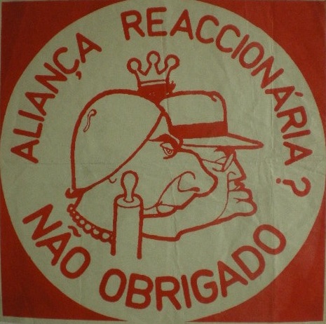 Aliança reacionária? Não Obrigado