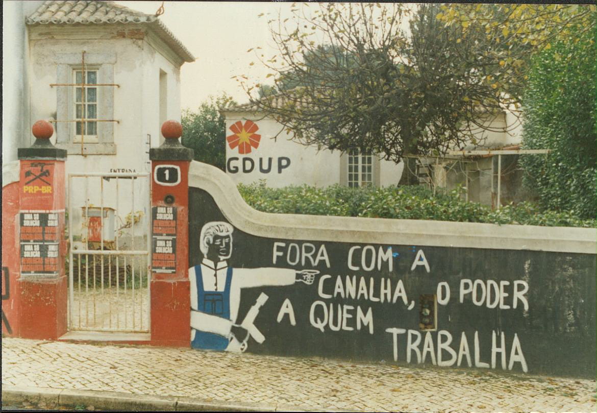 Sede da Grupo Dinamizador de Unidade Popular (GDUP) em Oeiras