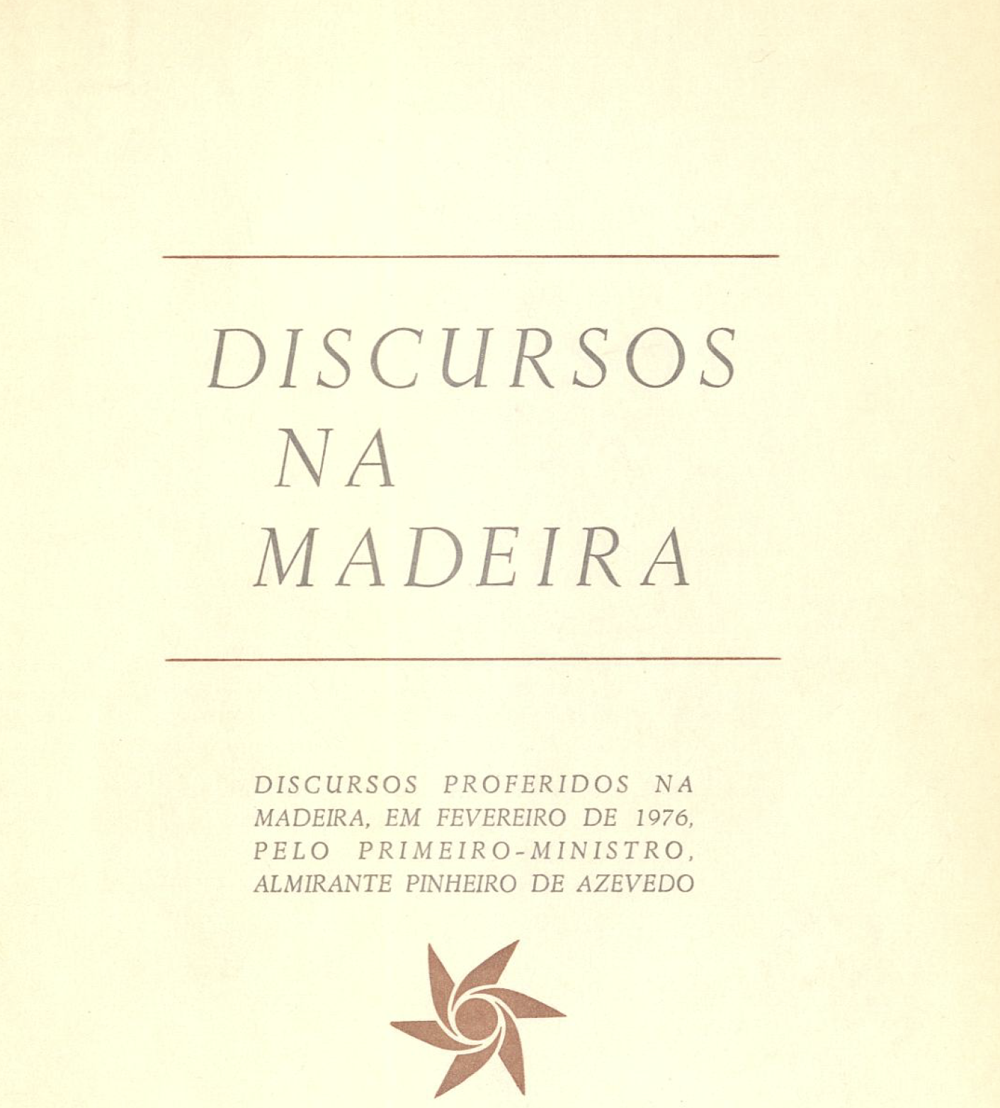 Discursos na Madeira