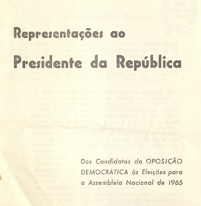 Representações ao Presidente da República