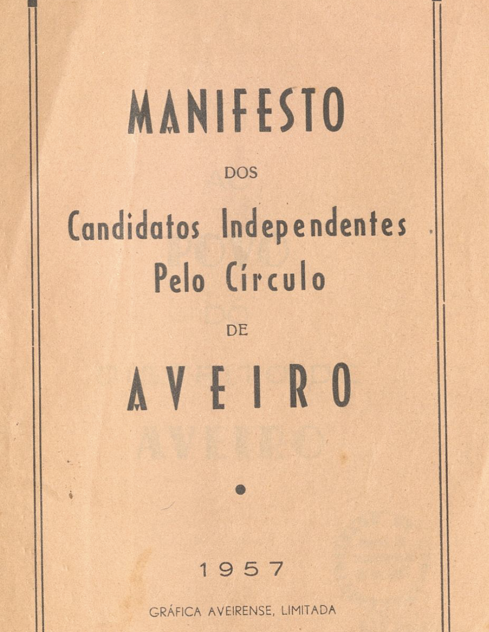 Manifesto dos candidatos independentes pelo círculo de Aveiro