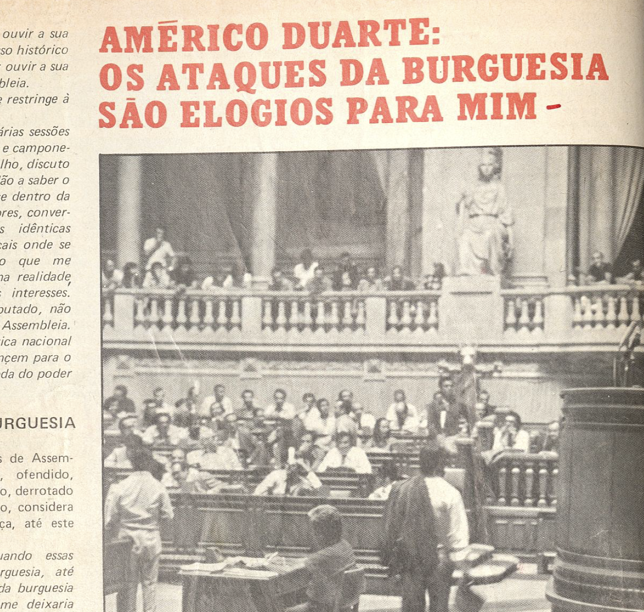 "Américo Duarte: Uma formiga na Constituinte"