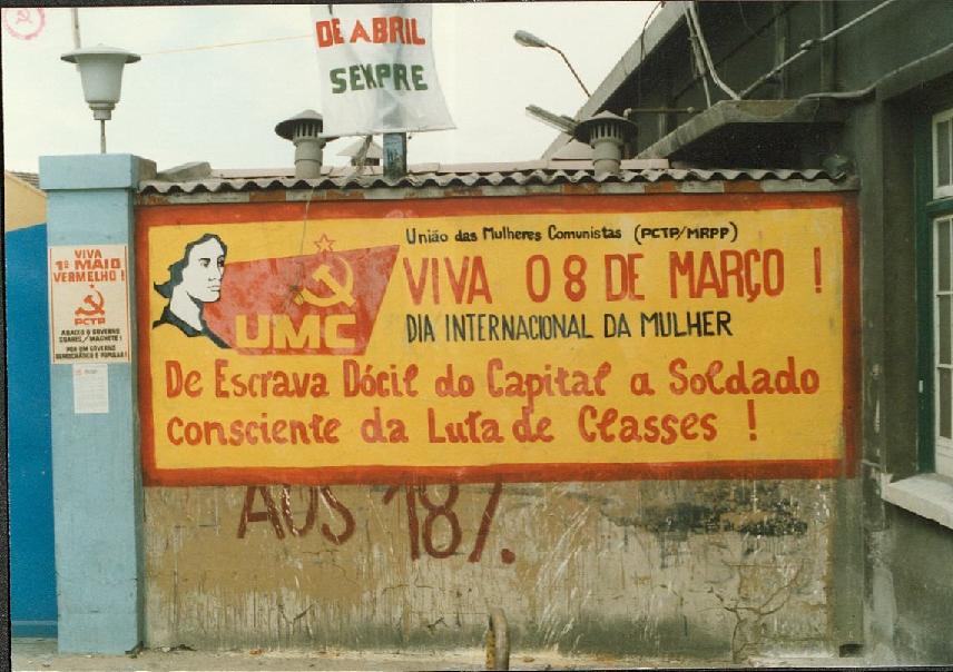 Mural "Viva o 8 de Março Dia da Mulher"
