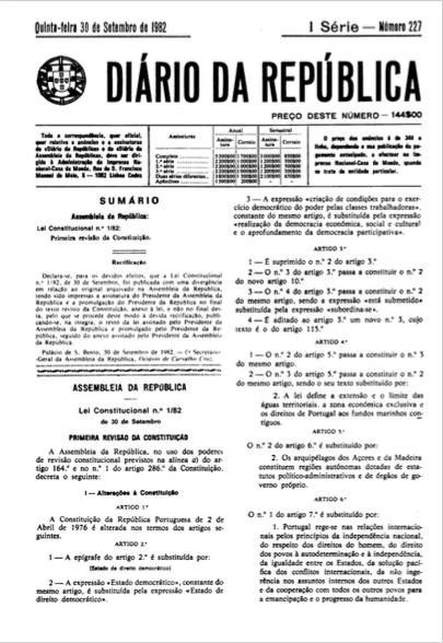 Revisão constitucional de 1982