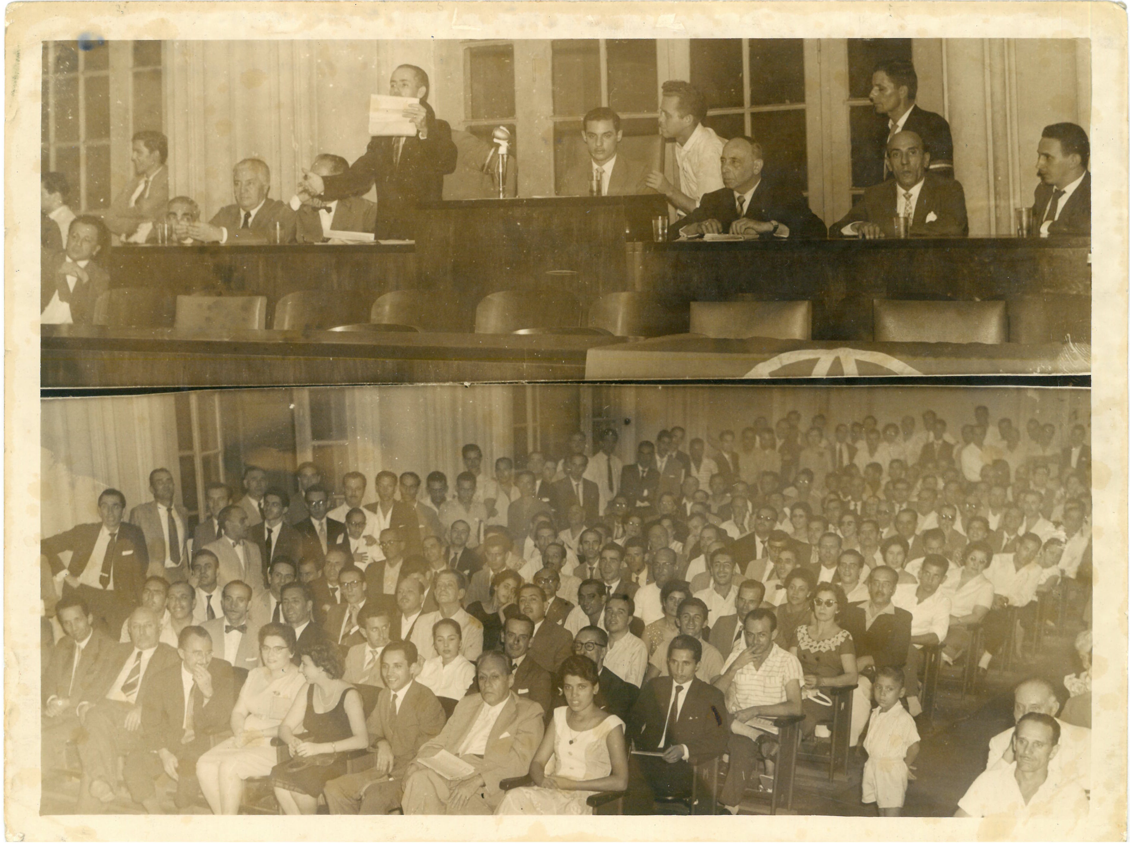 Humberto Delgado no Salão Automóvel Clube no Rio de Janeiro (1959)