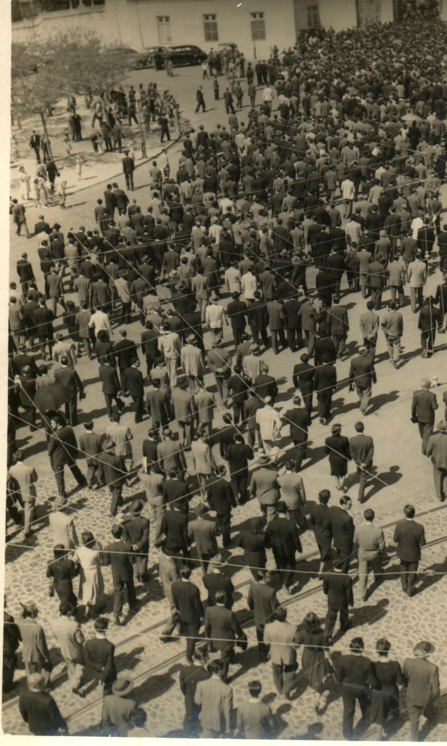 Manifestação de apoio a Humberto Delgado- campanha eleitoral 1958