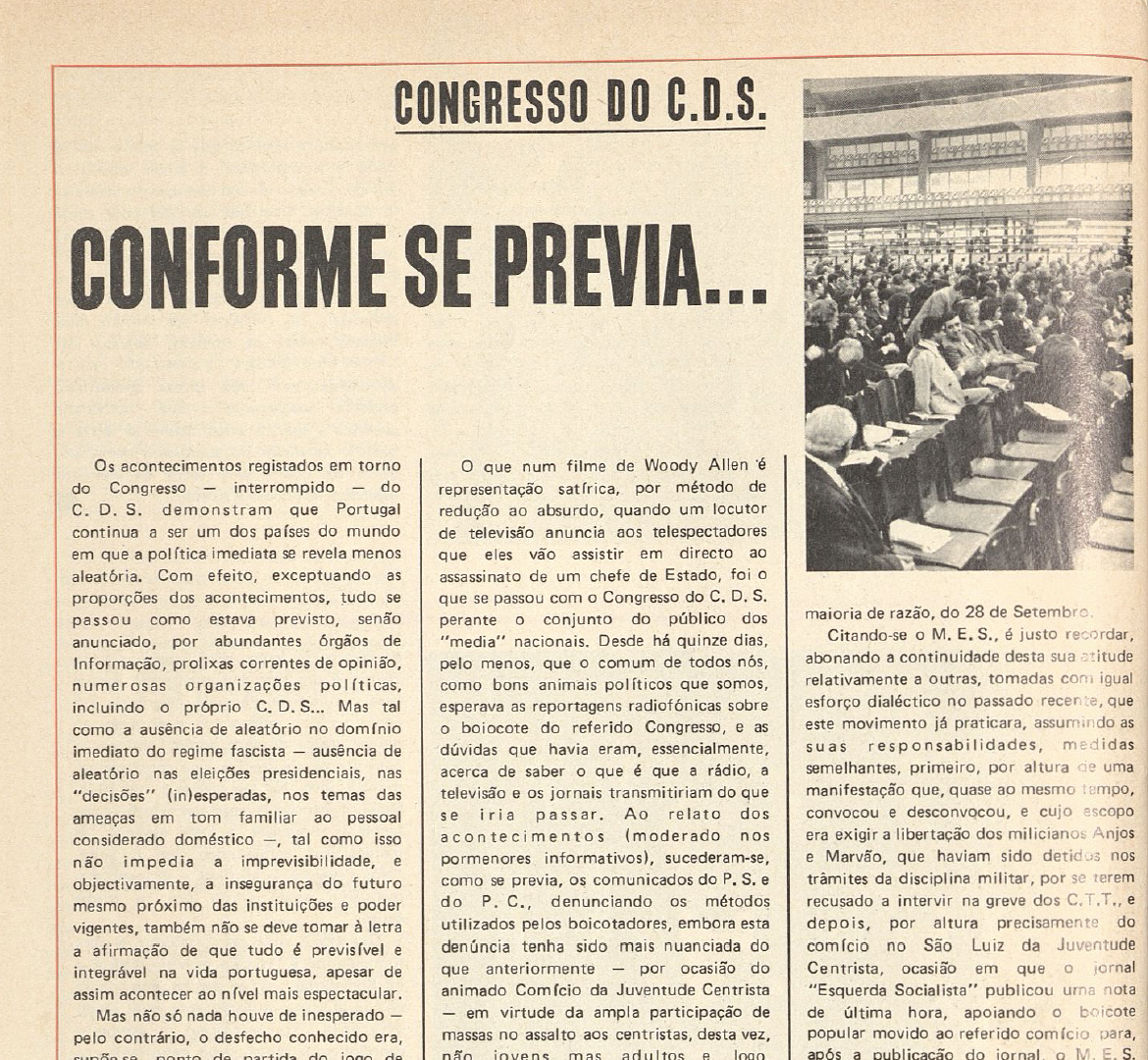"Congresso do CDS"
