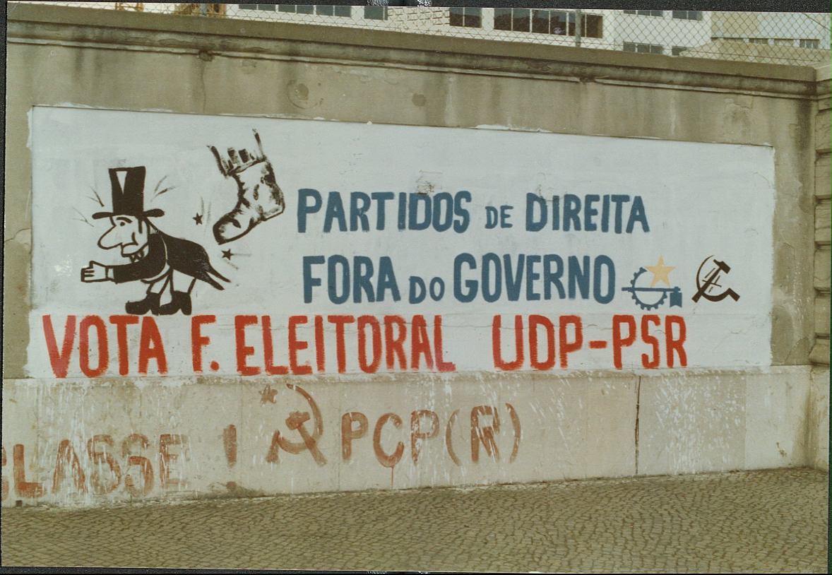 Mural da União Democrática Popular (UDP) / Partido Socialista Revolucionário (PSR)