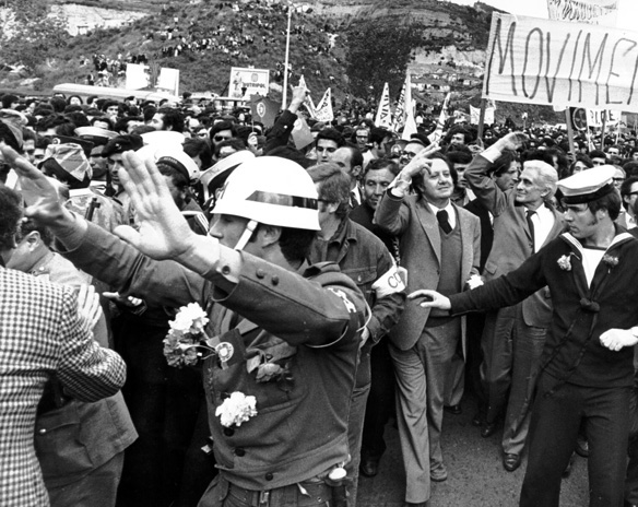 1º de Maio de 1974, destacam-se Álvaro Cunhal  e Mário Soares