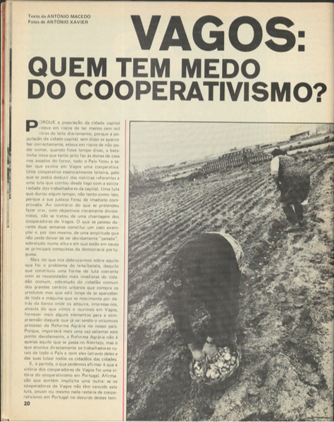 "Vagos: Quem tem medo do cooperativismo?"