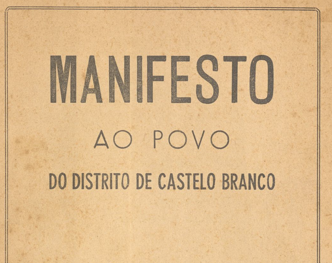 Manifesto ao Povo do Distrito de Castelo Branco