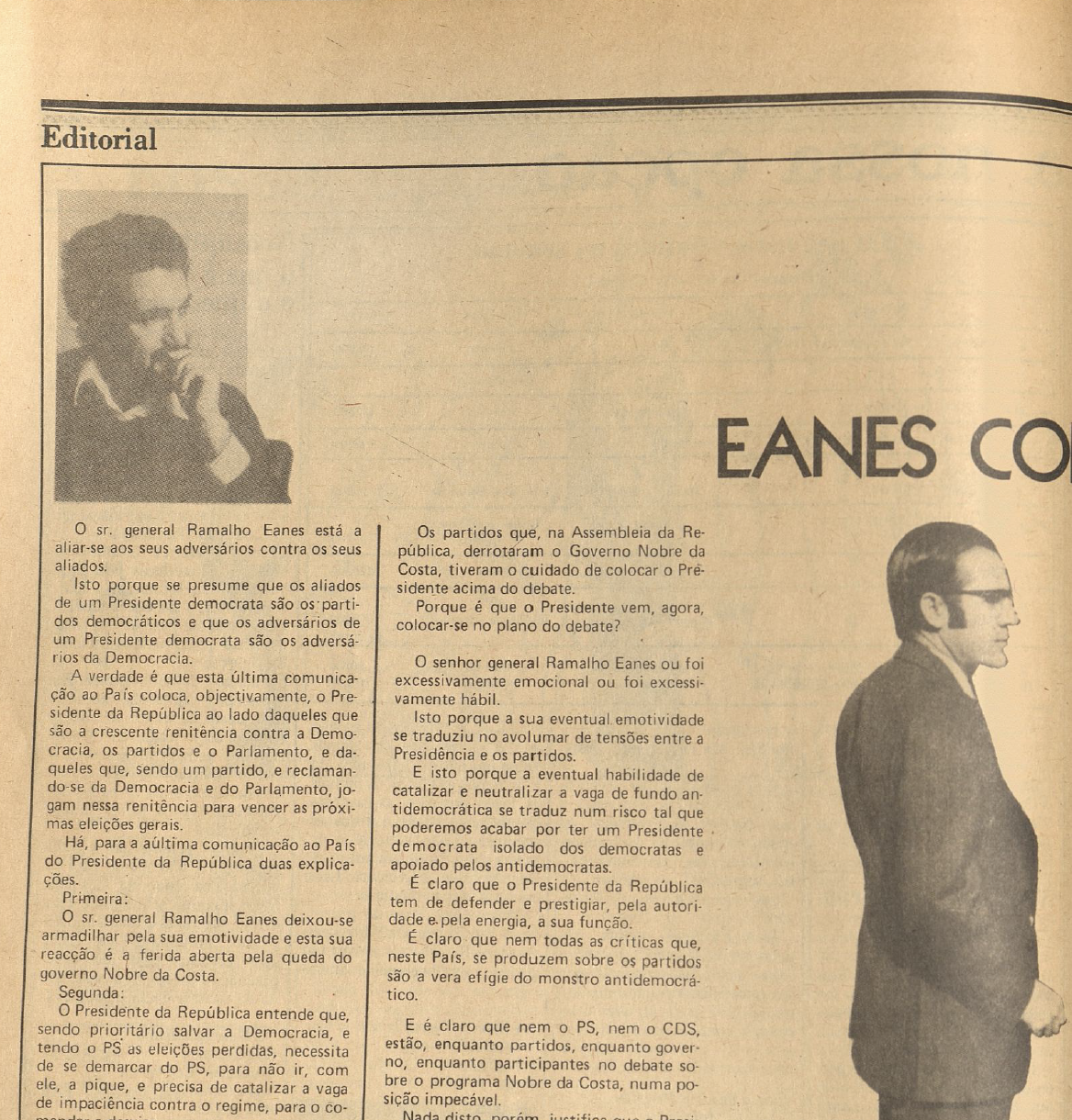"Eanes contra Eanes"