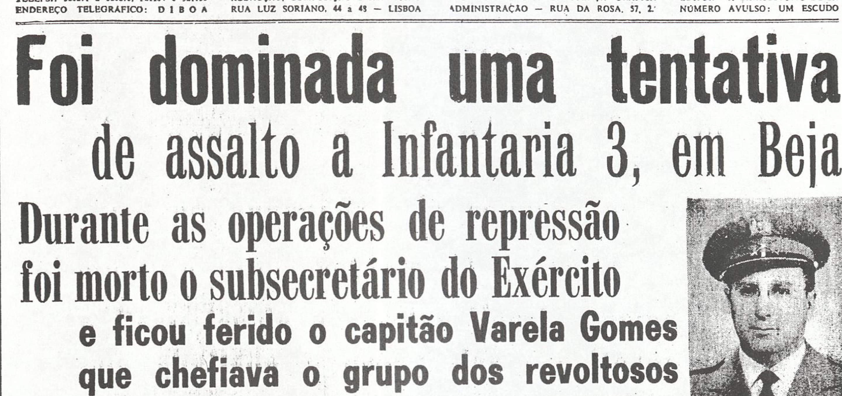 "Foi dominada uma tentativa de assalto a Infantaria 3, em Beja"