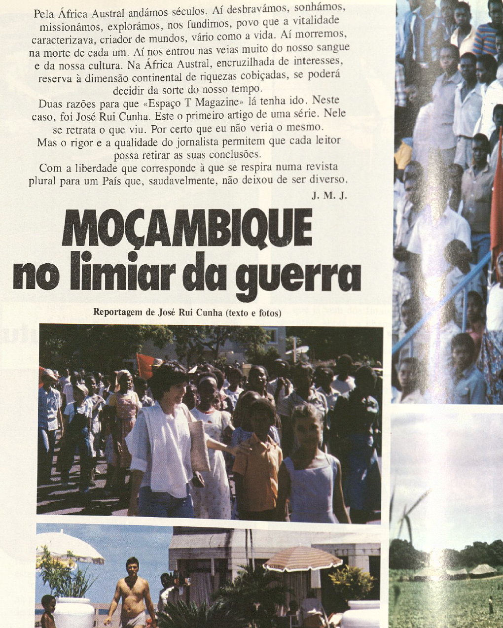 "Moçambique no limiar da guerra"