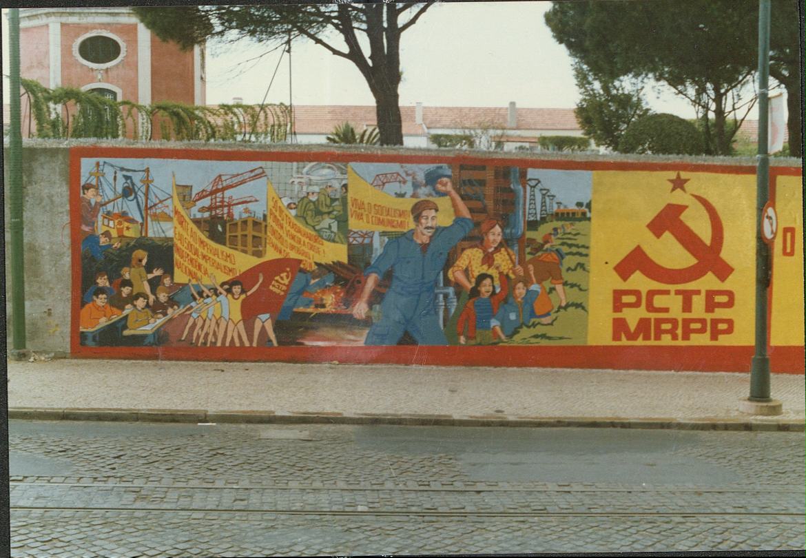 Mural do Partido Comunista dos Trabalhadores Portugueses/Movimento Reorganizativo do Partido do Proletariado (PCTP/MRPP)