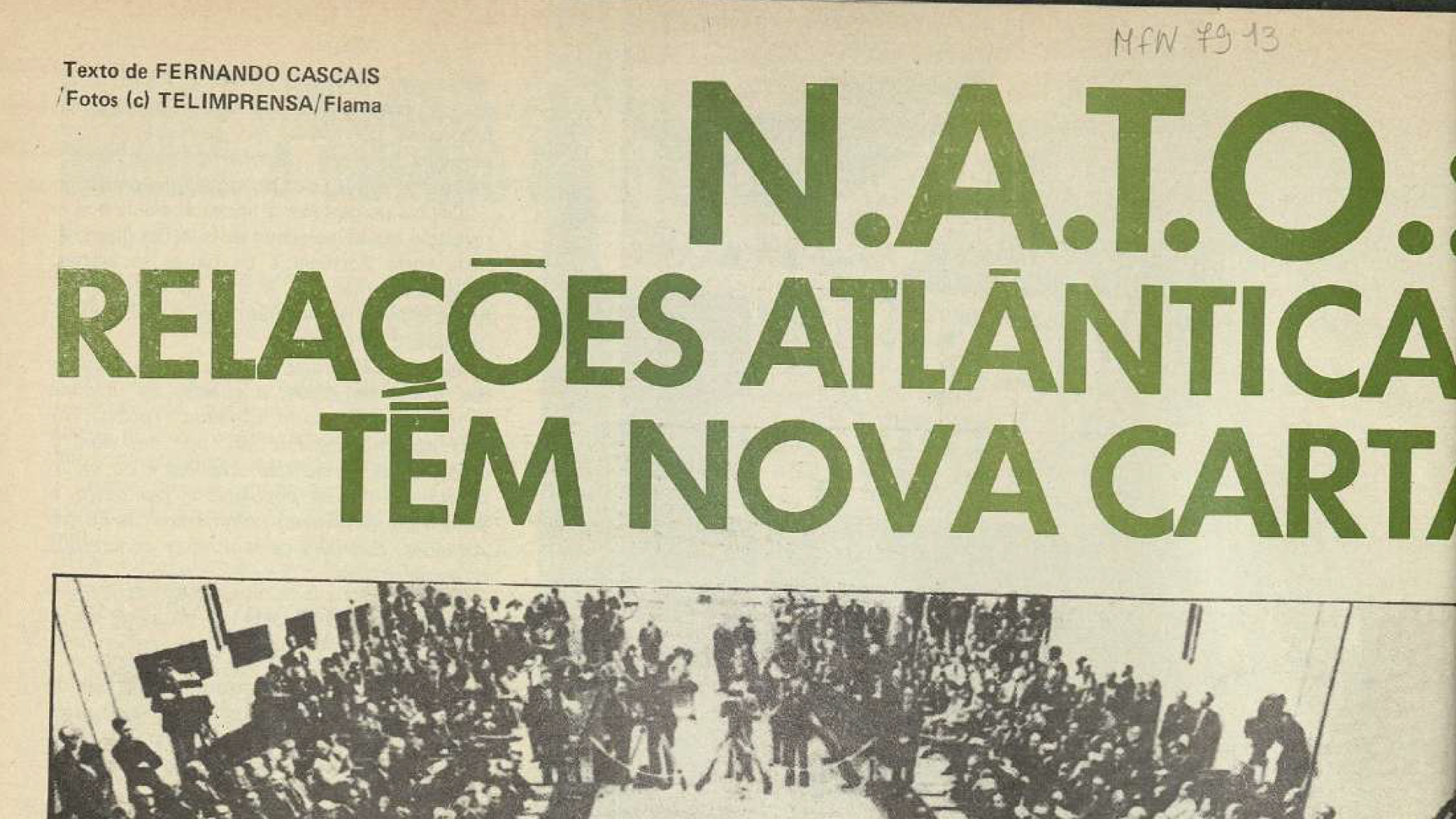 "NATO: Relações atlánticas têm nova carta"