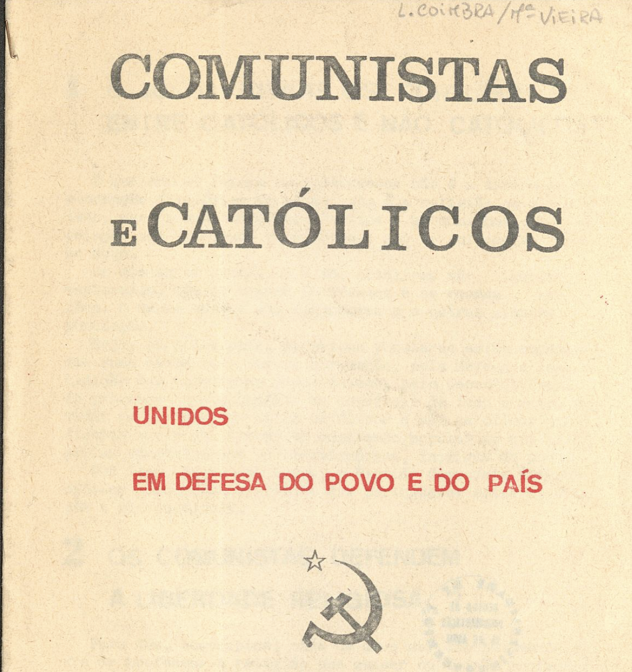 Comunistas e Católicos