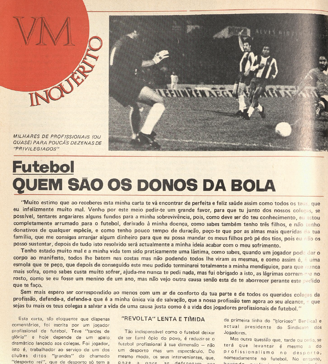 "Futebol Quem são os donos da bola?"