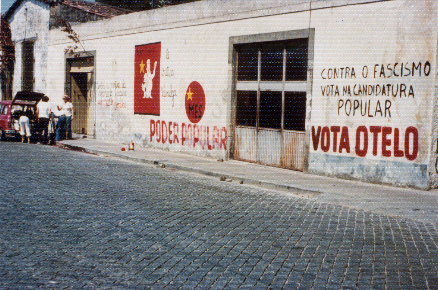 Mural do Movimento da Esquerda Socialista (MES) em Braga (1976)