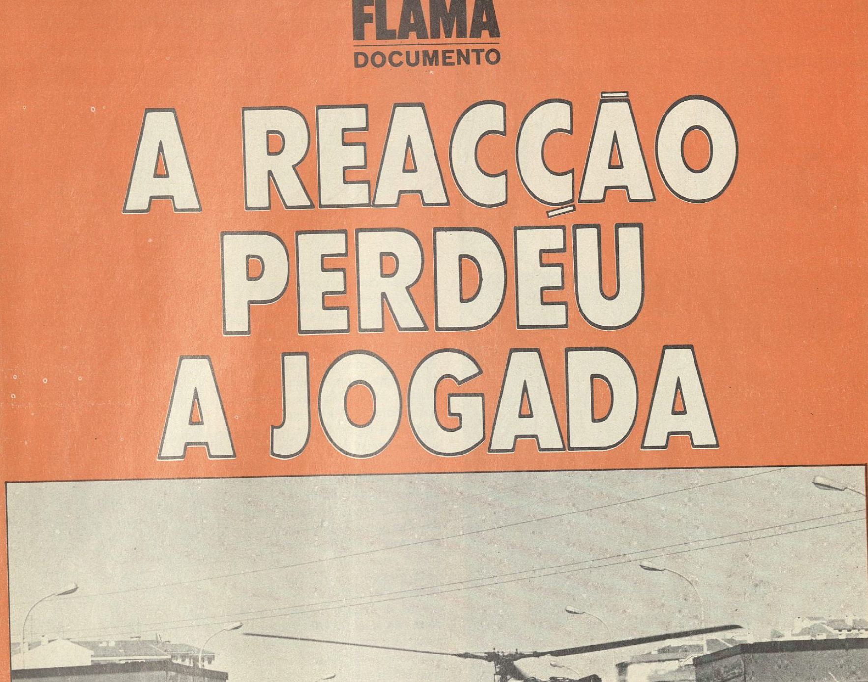 "A reação perdeu a jogada"