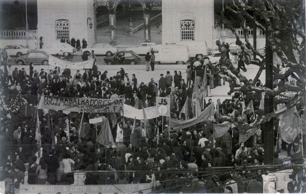 Manifestação em Coimbra no 1º de maio