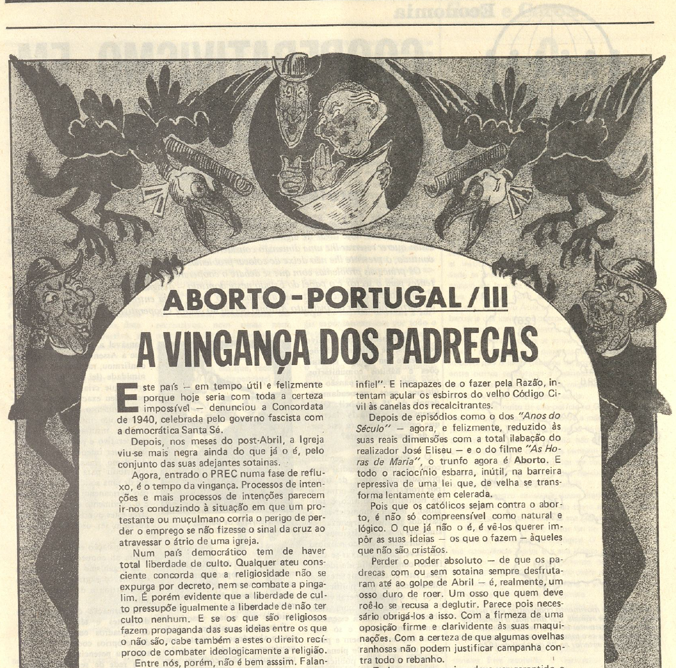 "Aborto - A vingança dos padrecas"