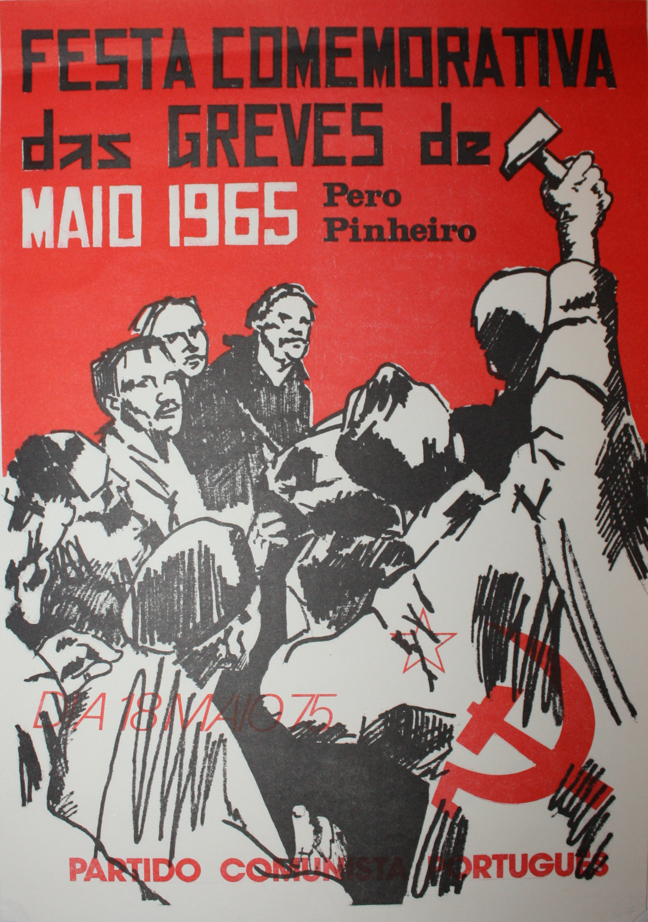 Festa Comemorativa das Greves de Maio de 1965 do Partido Comunista Português (PCP) (1975)