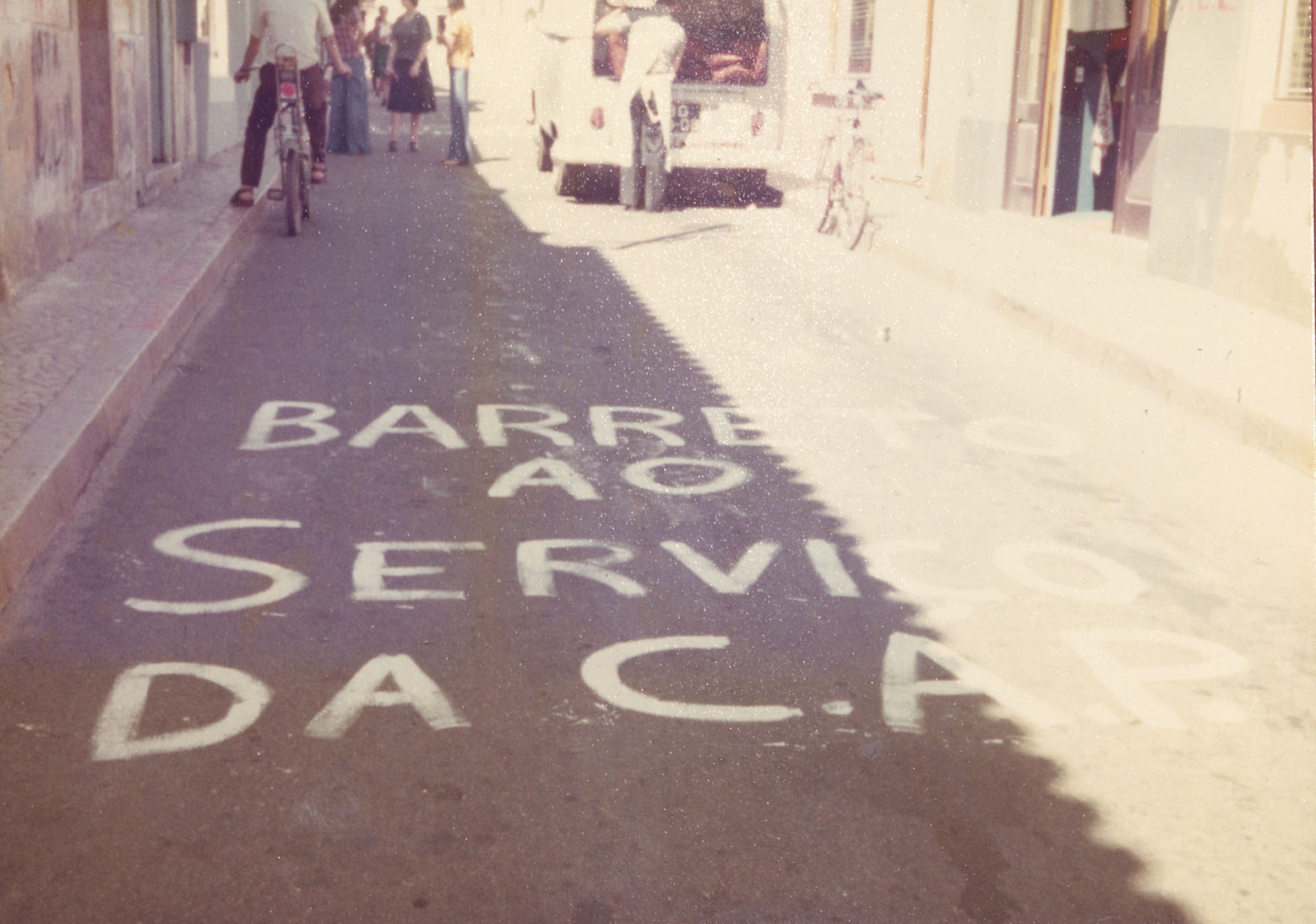 Mural em Grândola contra a Lei Barreto