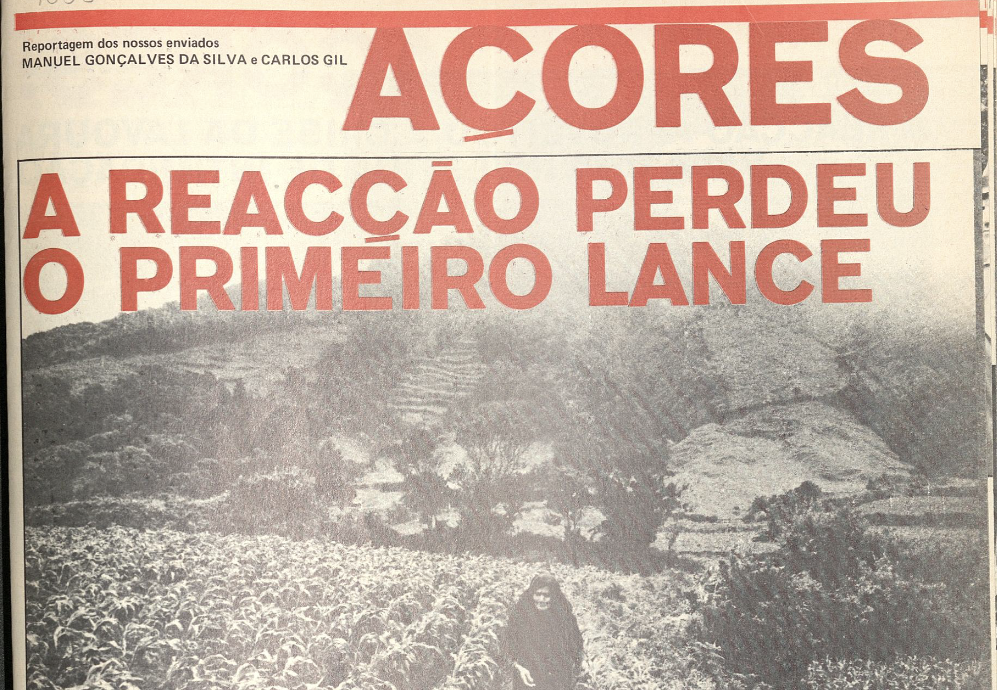 "Açores: A reação perdeu o primeiro lance"