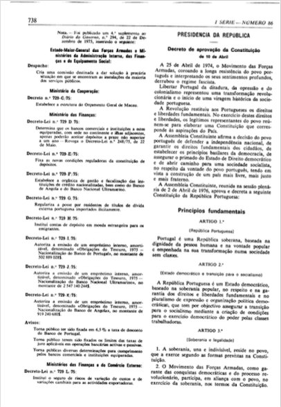 Constituição da República Portuguesa de 1976