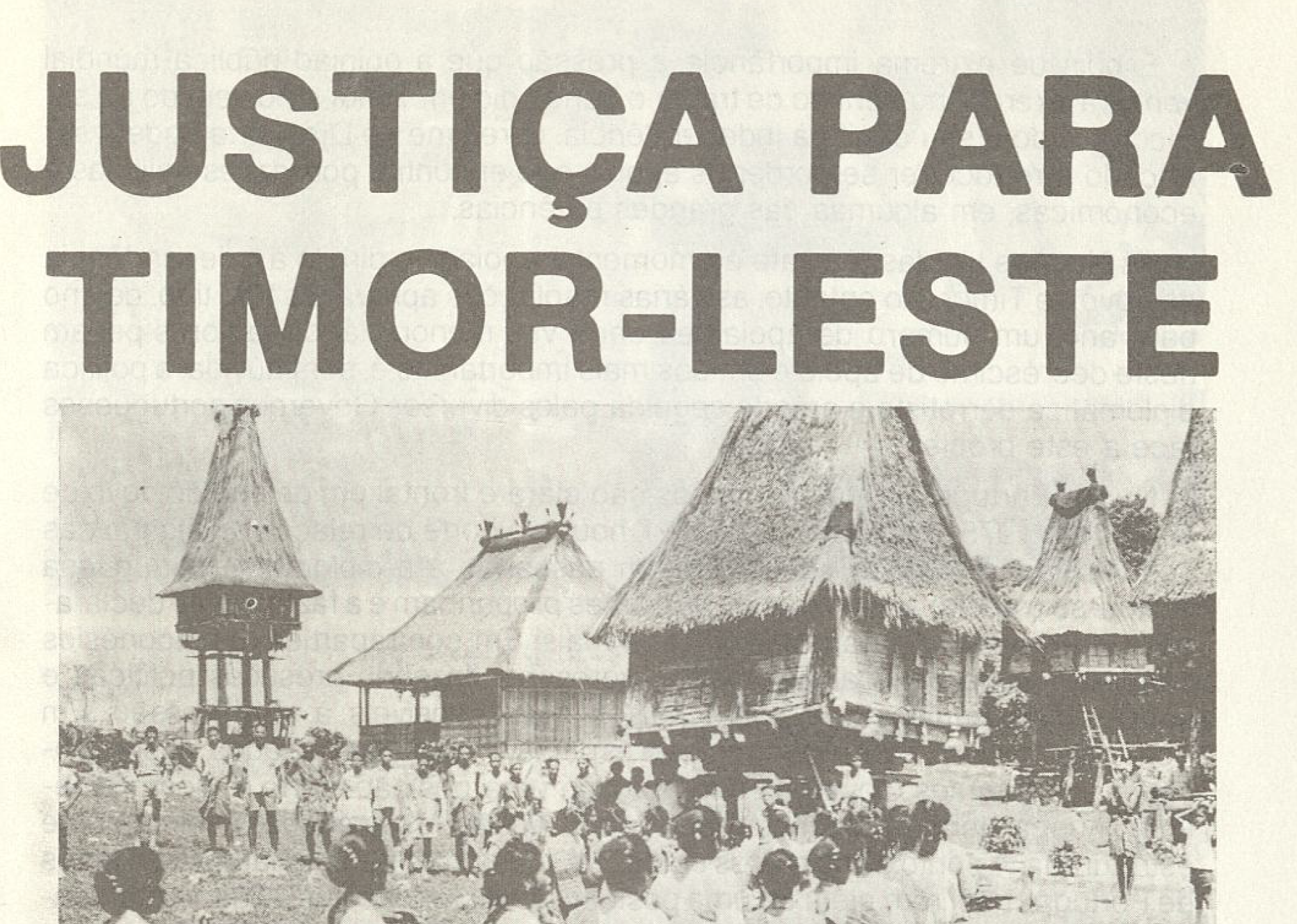 "Justiça Para Timor-Leste" (1982)