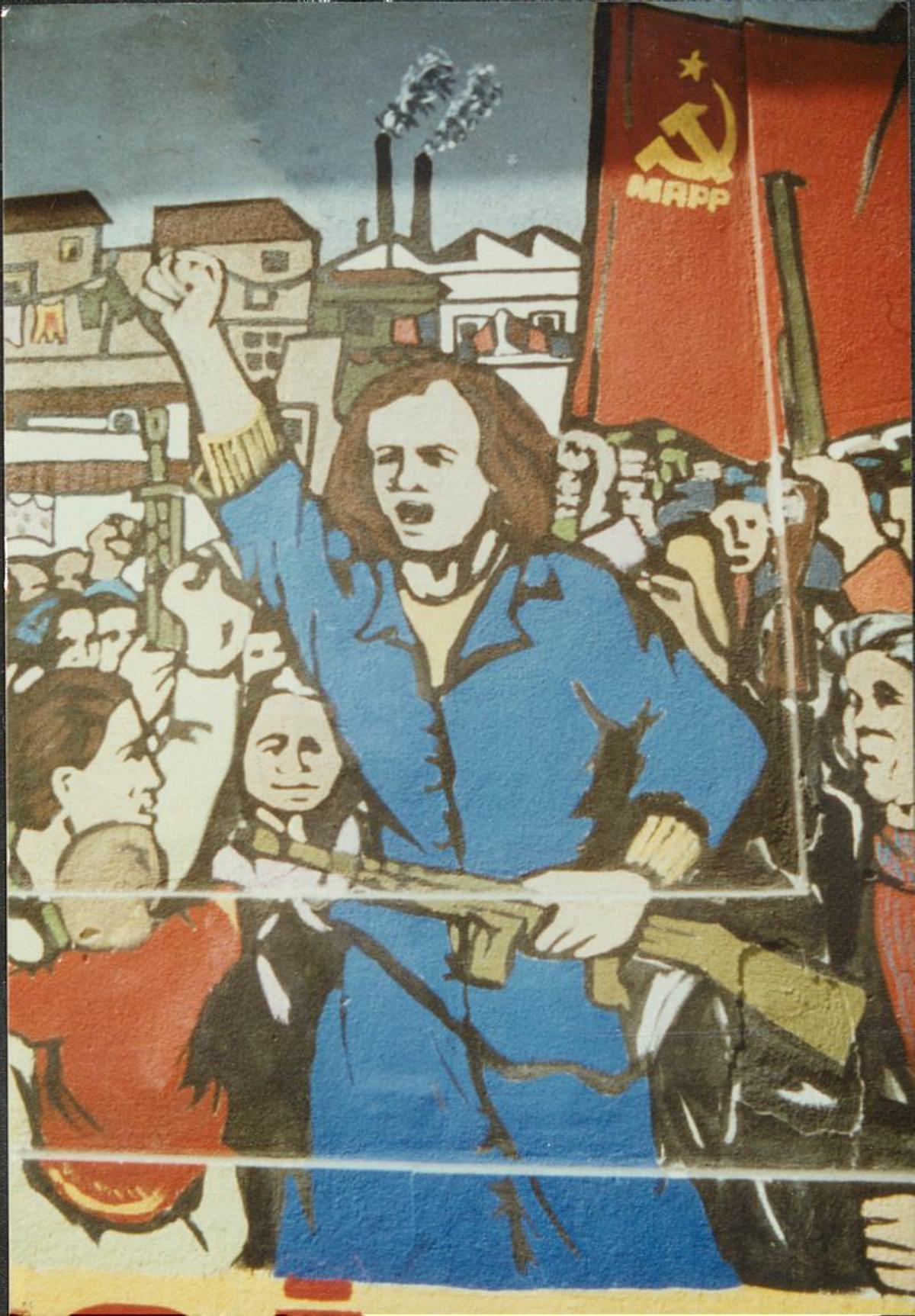 Mural do Movimento Reorganizativo do Partido do Proletariado (MRPP)