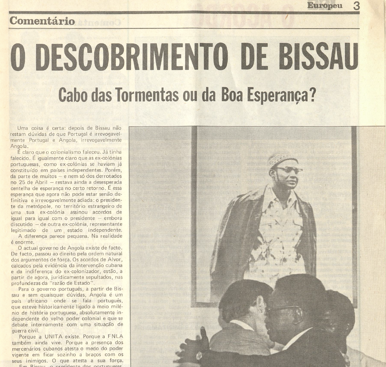 "O descobrimento de Bissau"